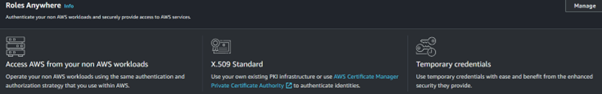 Configure IAM Roles Anywhere